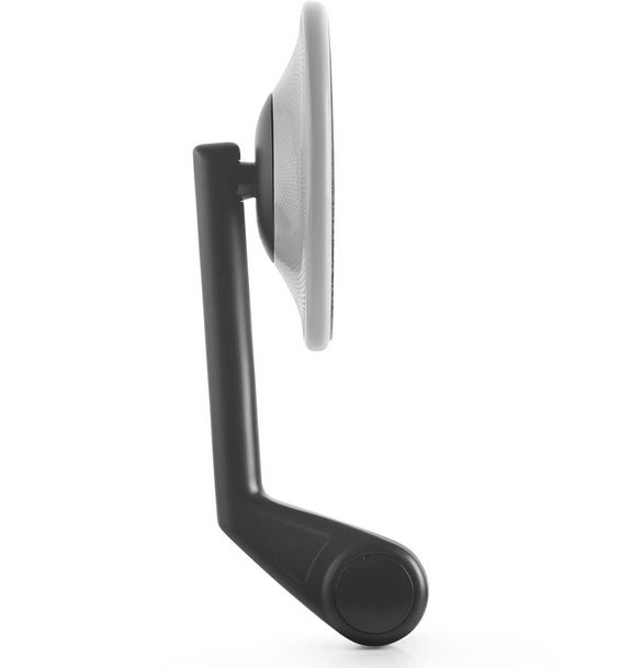 Specchietto da manubrio RIZOMA E-POP per Vespa destra o sinistra, nero/grigio