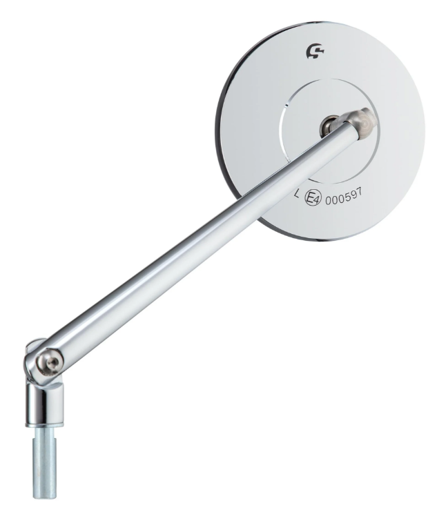 Specchio standard per Vespa, filettatura sinistra, cromo