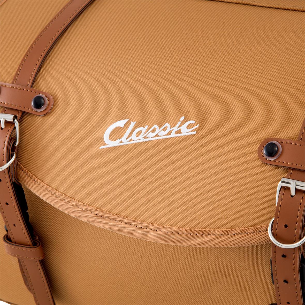 Borsa grande "Classic" per portapacchi per Vespa - marrone, nylon