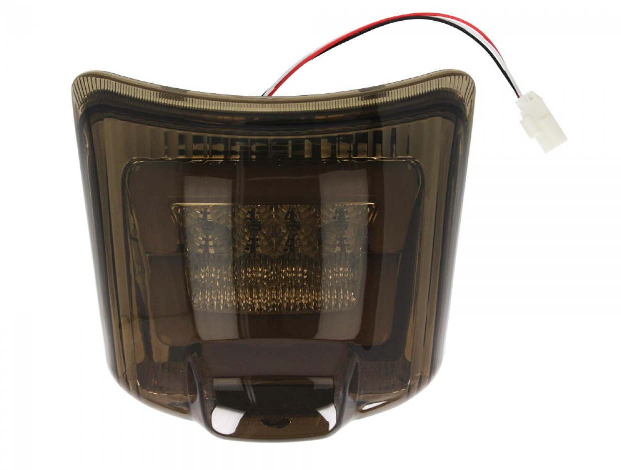 Fanale posteriore a LED nero omologato E per Vespa GTS / GTV (fino al 2014)