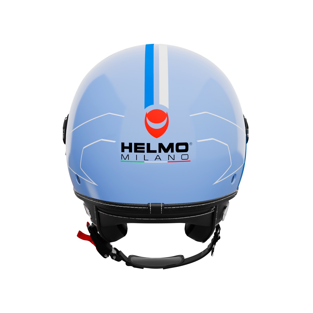 Helmo Milano Demi Jet Eos blu lucido