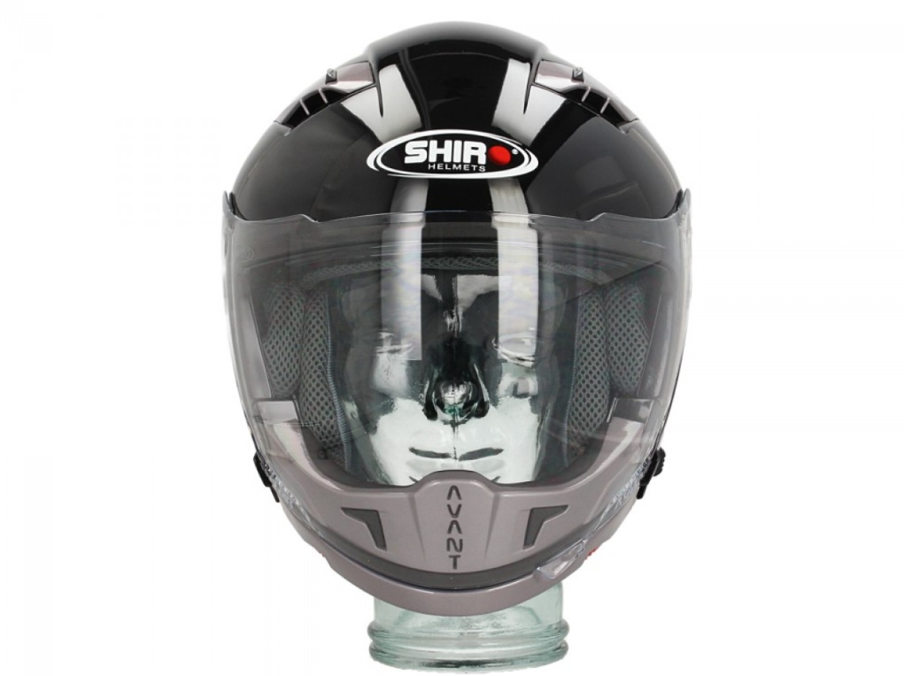 Casco modulare Shiro, SH414, sistema, nero