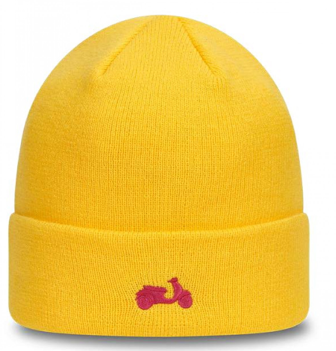 Cappello in maglia Vespa NEW ERA giallo
