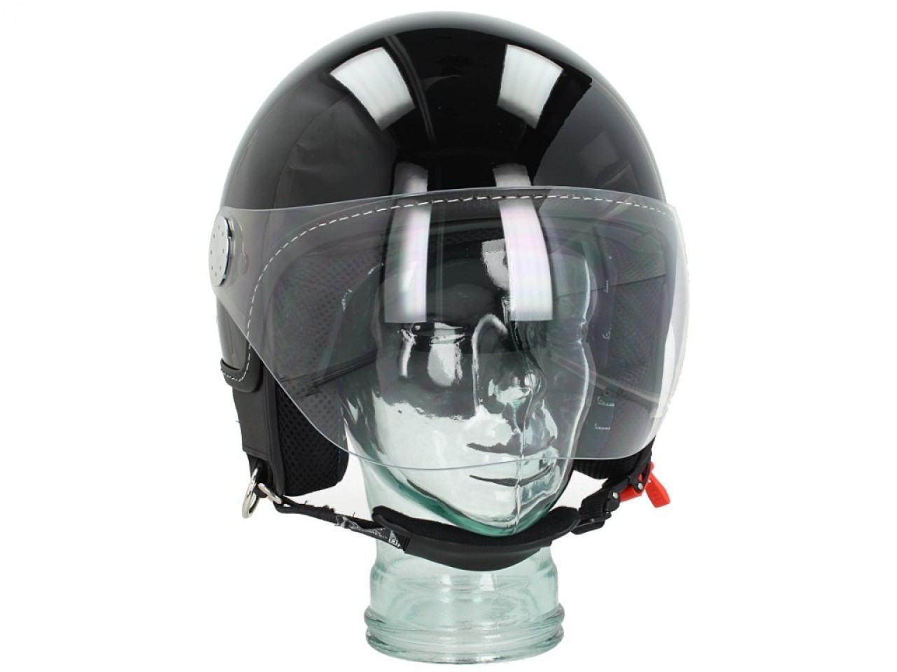 Vespa Jet Casco Visiera 3.0 nero