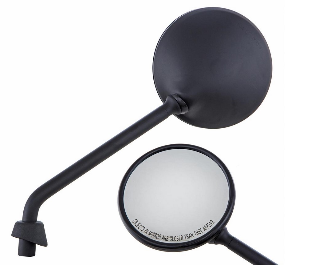 Specchio per Vespa LX/​LXV/​S/​GTS/​GTS Super/​GTV/​GT 60/​GT/​GT L 50-300ccm, nero opaco, sinistro