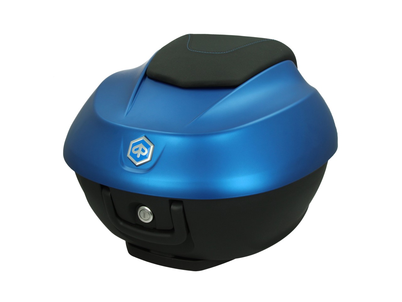 Top Case 36L per Piaggio Beverly HPE 310 / 400 con copertura verniciata - blu opaco 297/A