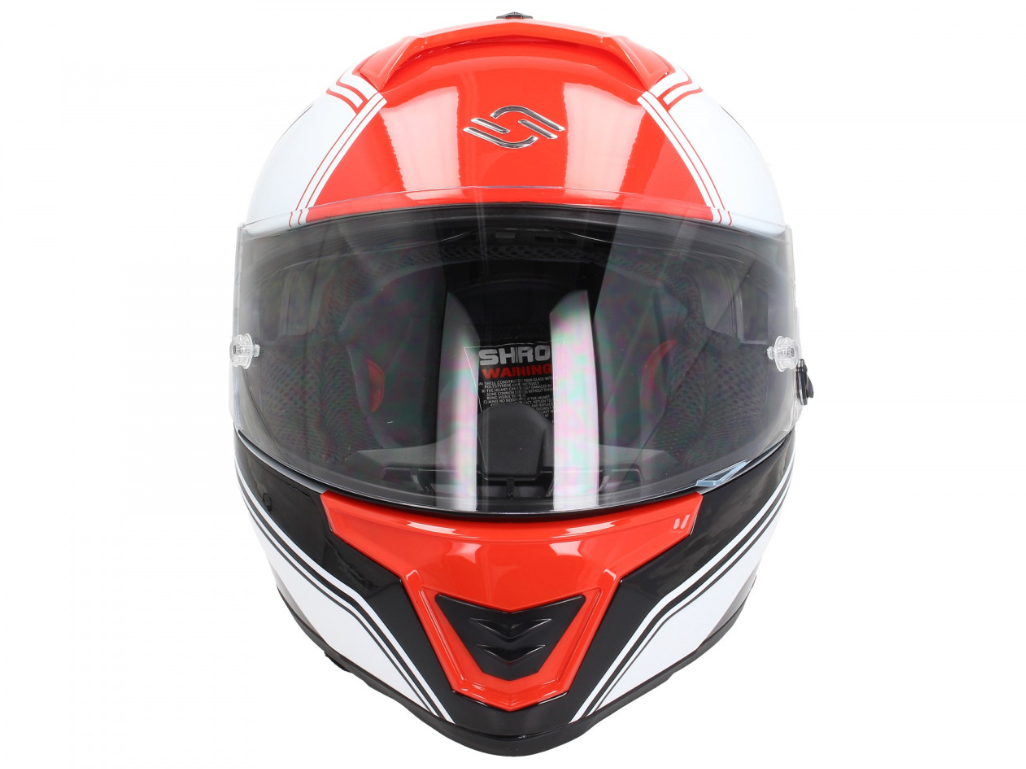 Casco integrale Shiro, SH351, fibra, F4, rosso