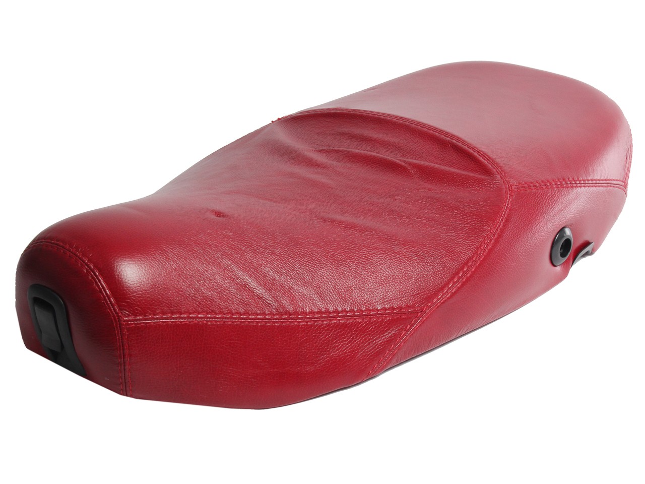 Sella Vespa vera pelle rossa per LX 50-150cc Touring, ET2/ET4 /LX/LXV/S 50-150ccm-