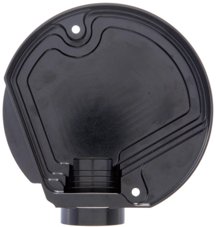 Copertura vario presa d'aria per Vespa Primavera/​Sprint 125-150ccm i.e. 3V 4T AC, nero