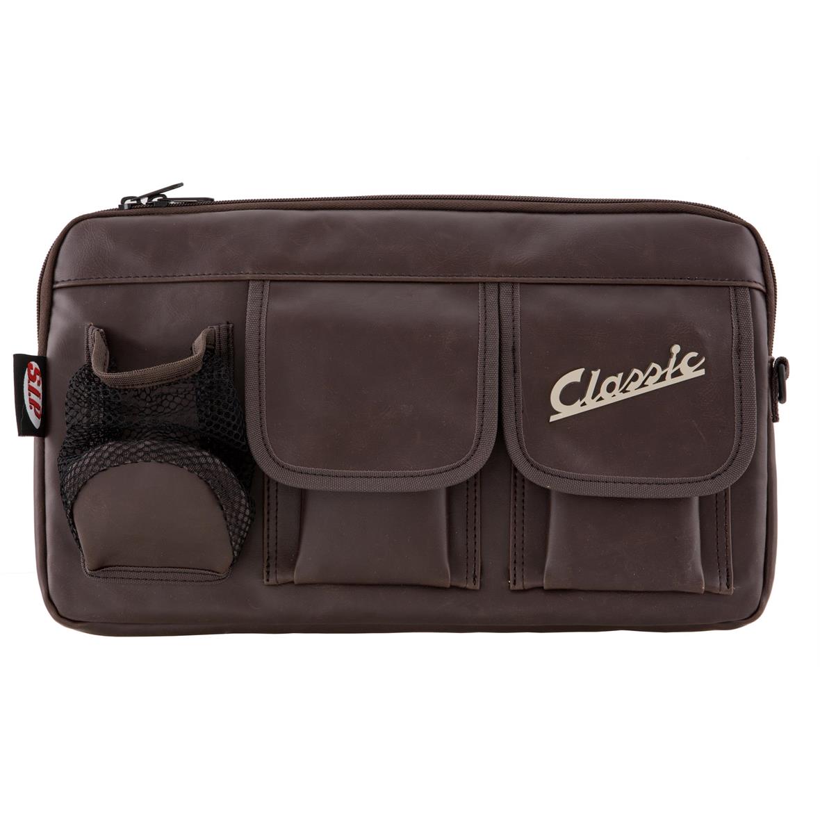 Borsa "Classic" per bagagliaio/portaoggetti Vespa - marrone, similpelle