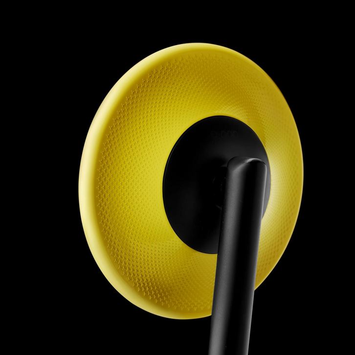 Specchietto da manubrio RIZOMA E-POP per Vespa destra o sinistra, nero/giallo