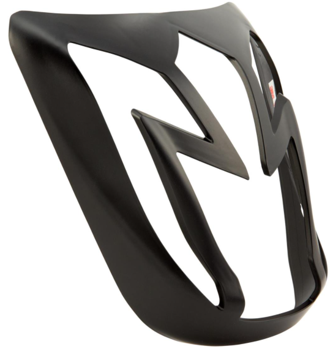 Griglia posteriore per Vespa Primavera/Sprint 50-150cc 2T/4T AC, nero opaco