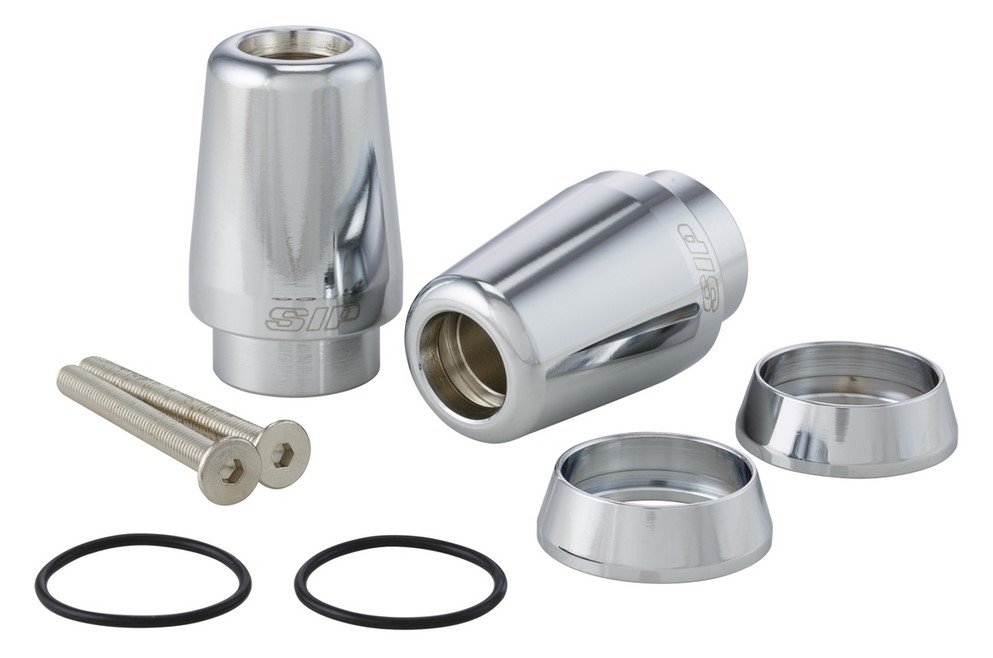 Contrappesi manubrio per Vespa GTS/​GTS Super/​GTV/​GT 60/​GT/​GT L 125-300ccm, cromati