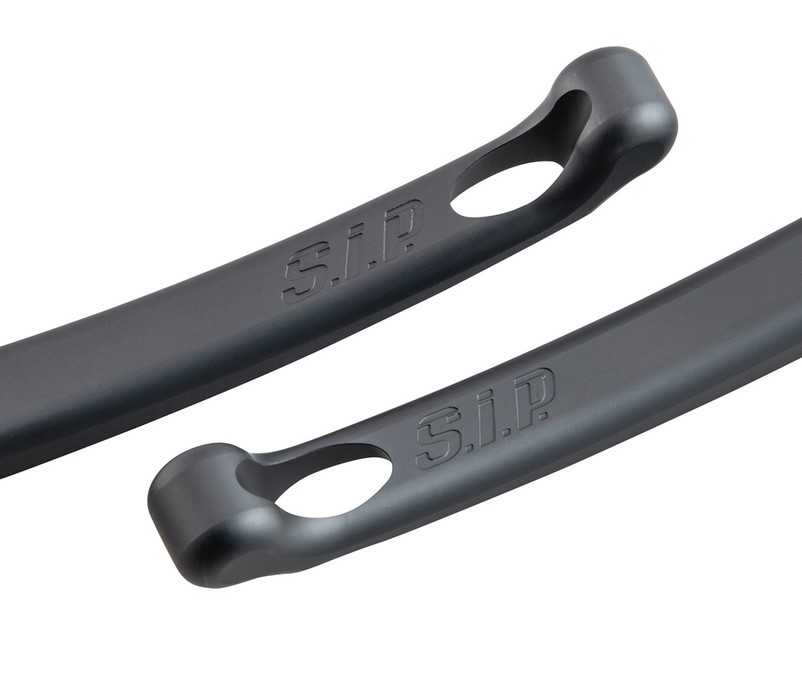 Set leve freno sportive per Vespa, destra e sinistra, grigio opaco