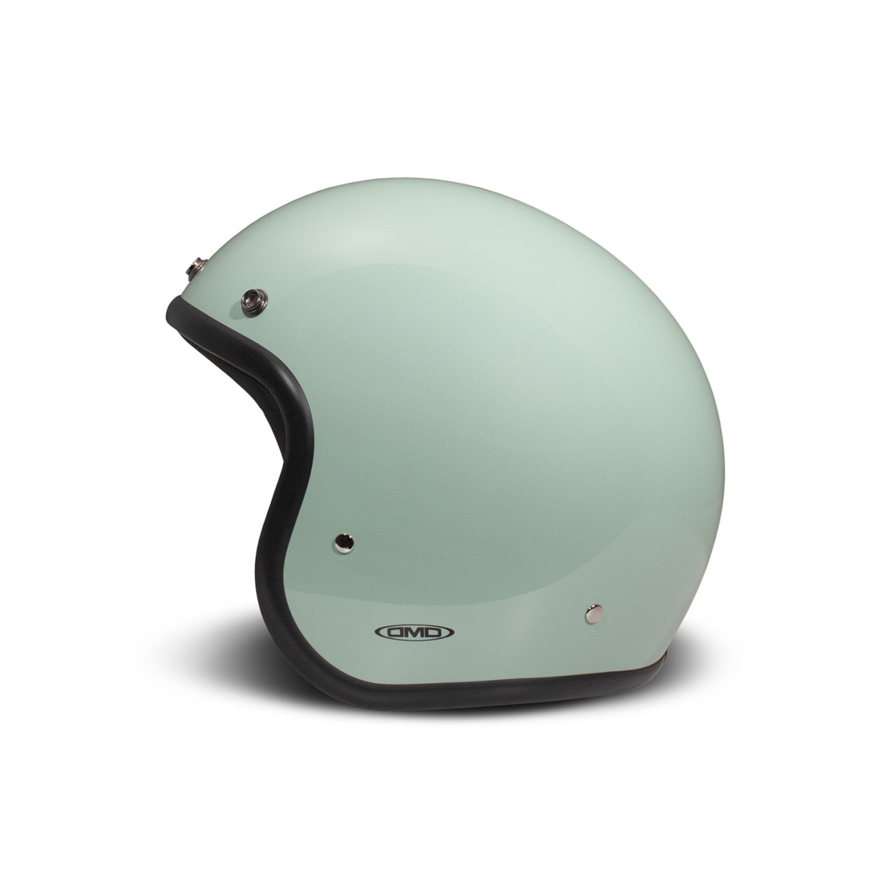 Casco jet DMD Retro, nuovo, lucido, Lattementa, vetroresina, ECE 22.06