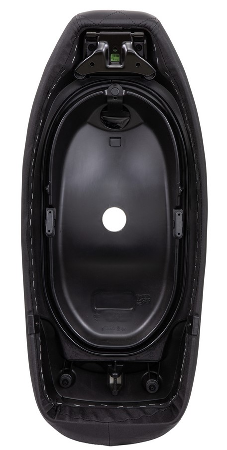 Sella sportiva Black Edition per Vespa GTS/GTV/GT 125-300cc ('03-'13), nero