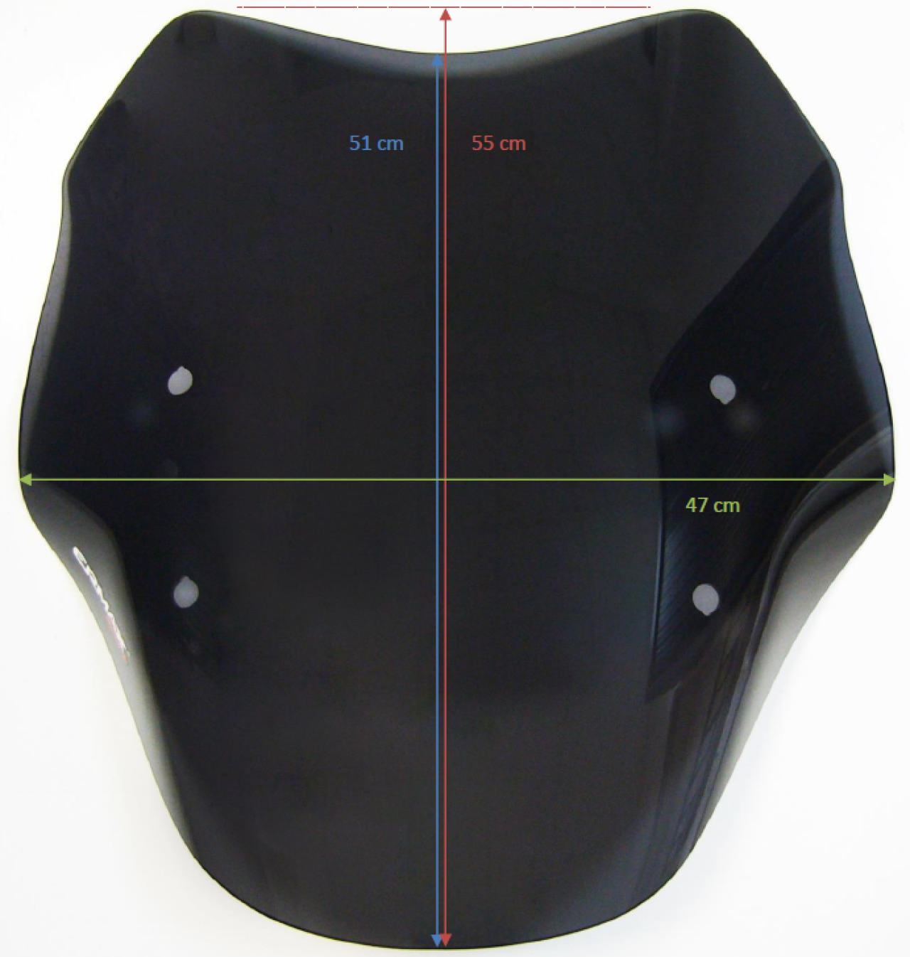 Parabrezza ERMAX Sport per Piaggio MP3 400 HPE (22-), oscurato/nero chiaro