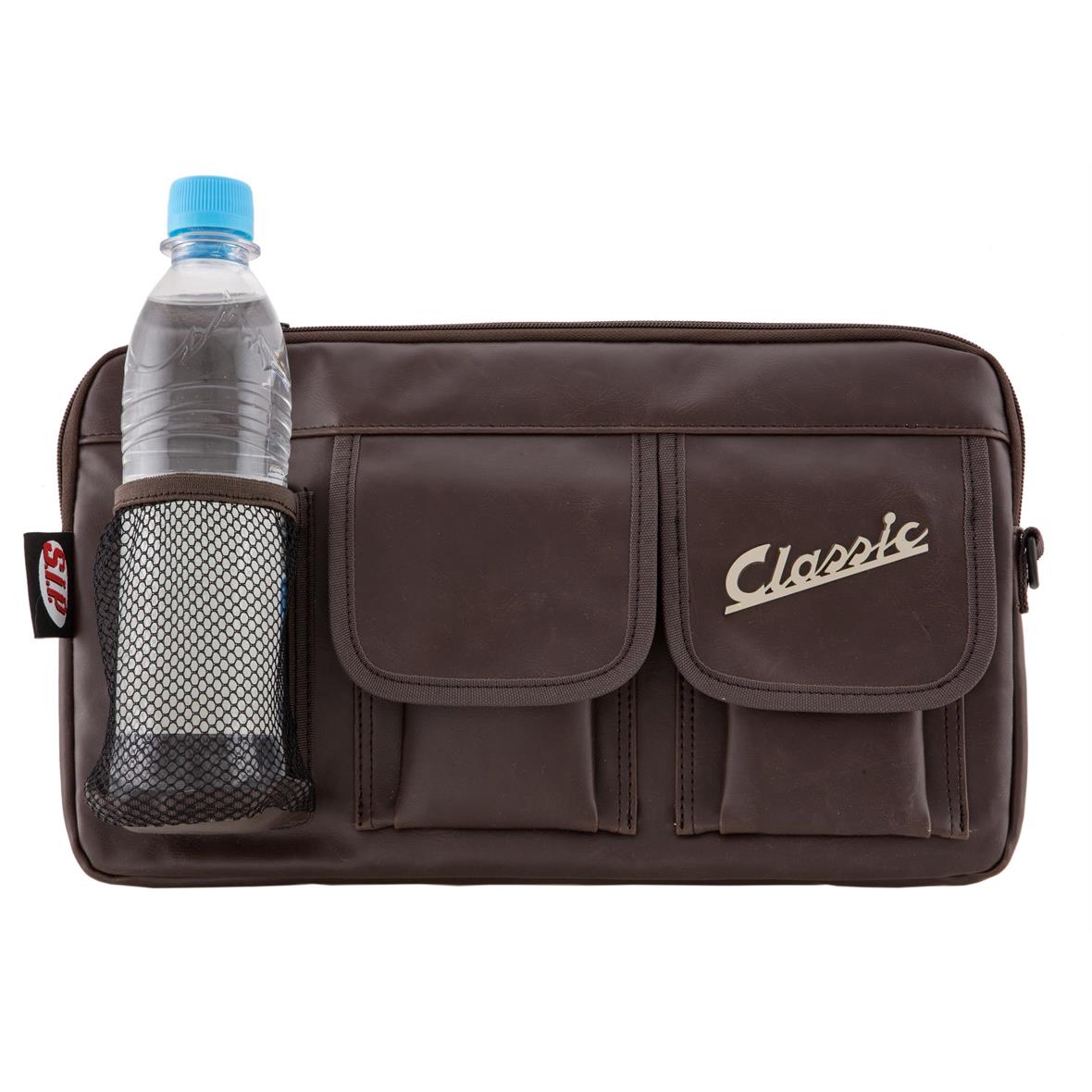 Borsa "Classic" per bagagliaio/portaoggetti Vespa - marrone, similpelle