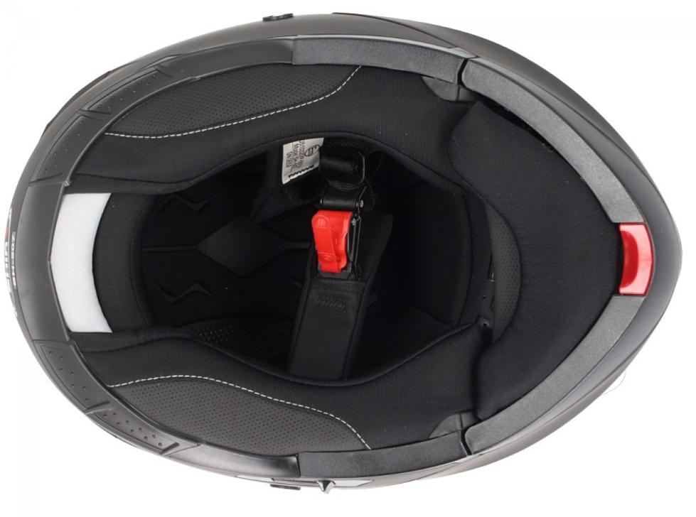 Casco Shiro flip-up, SH507, nero opaco