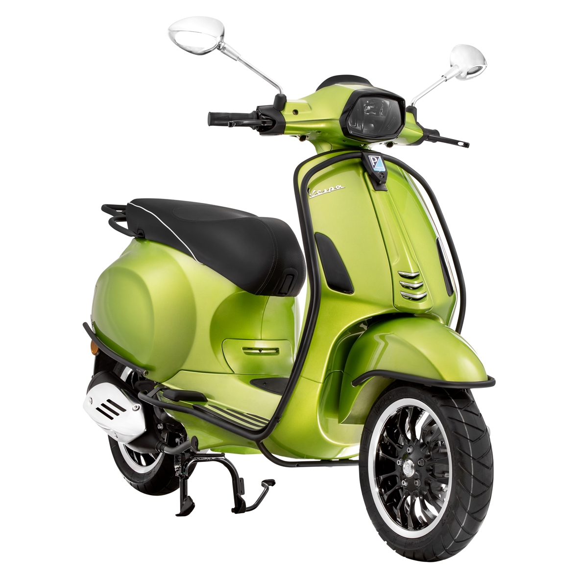 Anello faro nero lucido per Vespa Sprint 50-150ccm 2T/​4T ('13-'18)