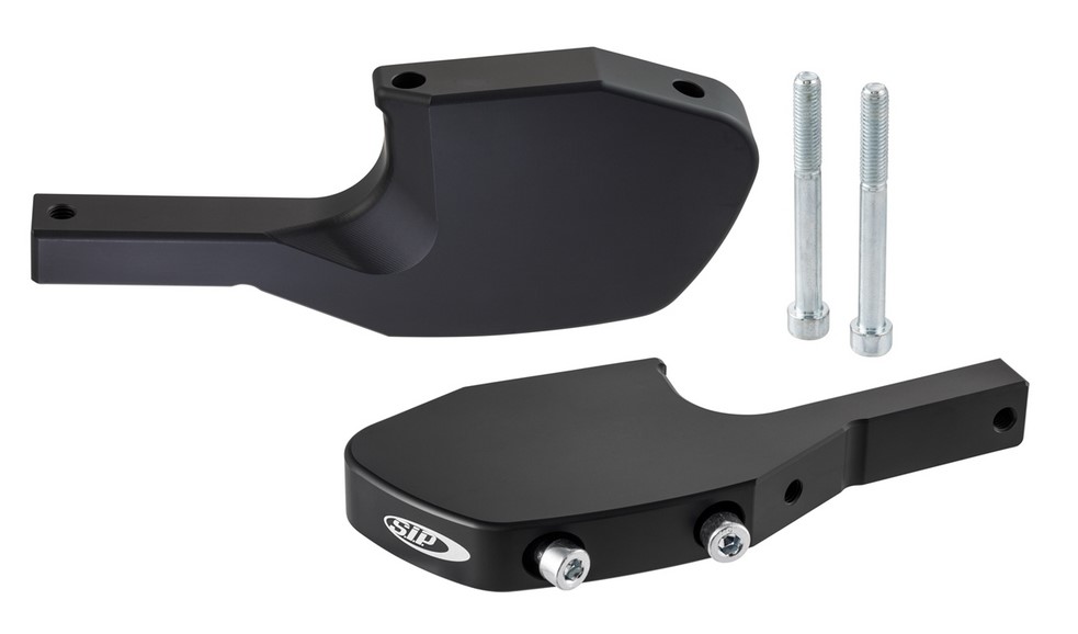 Adattatore poggiapiedi passeggero per Vespa GTS/​GTS Super/​GTV/​GT 60/​GT/​GT L 125-300ccm, nero opaco