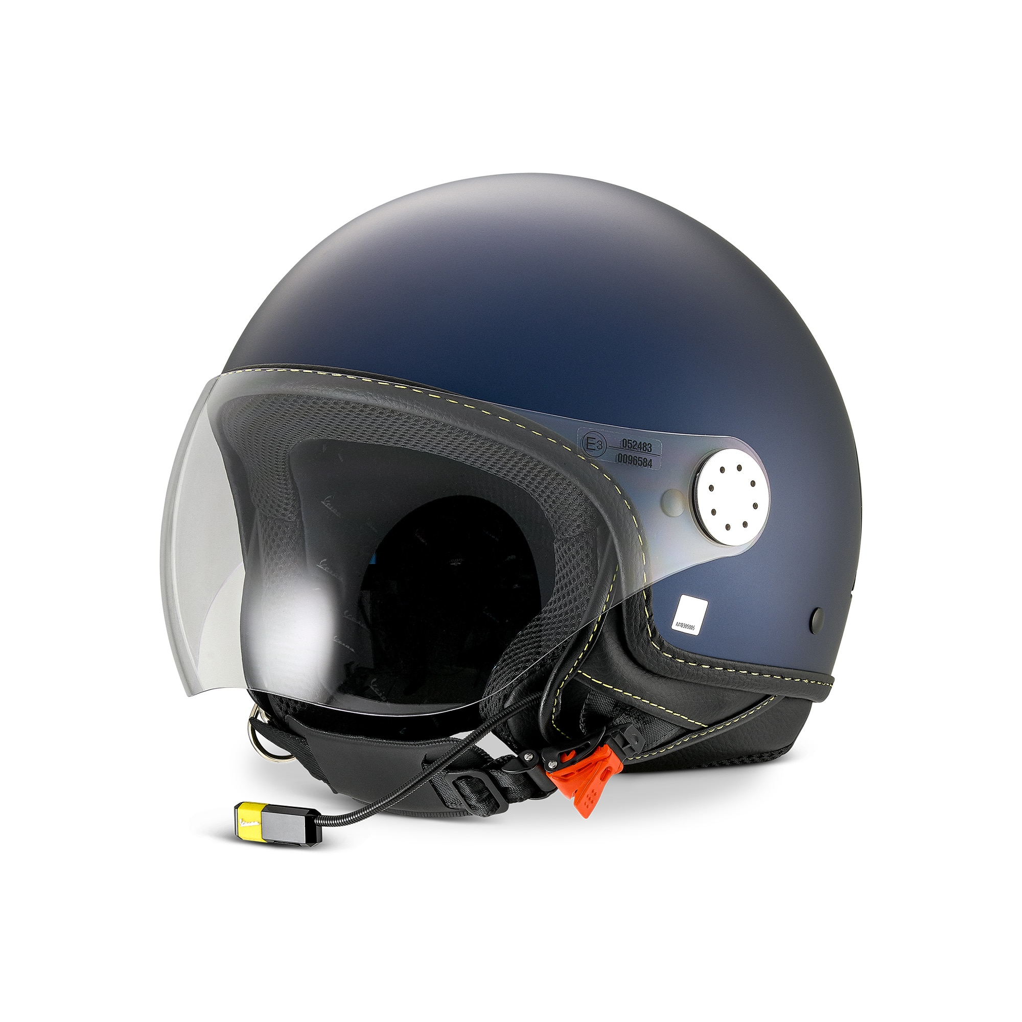 Vespa Jet Casco Visiera 4.0 Blu Energico - Bluetooth