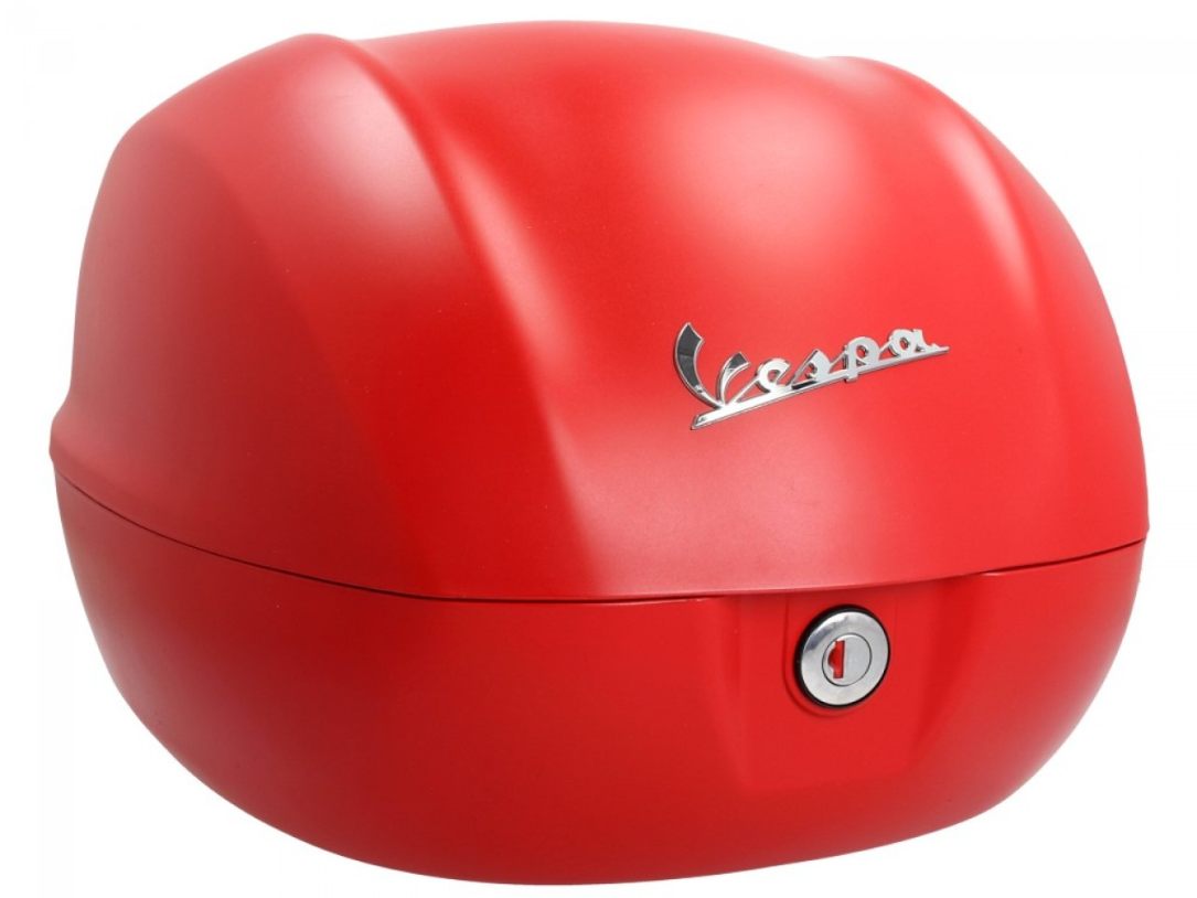Bauletto originale 32 l. per Vespa Primavera drago rosso opaco 896/A