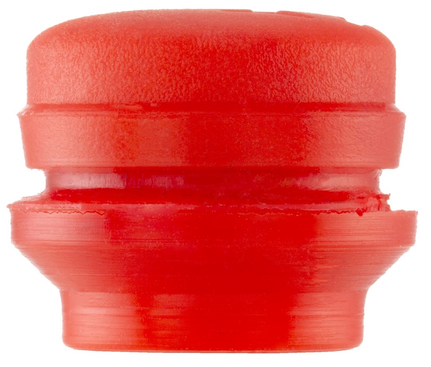 Tappo di copertura per pesi terminali barra, rosso