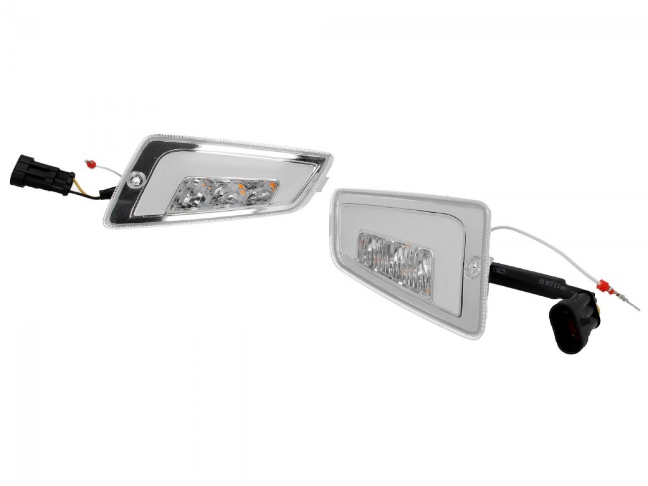 Kit frecce a LED anteriori, trasparenti per Vespa GT, GTL, GTV, GTS 125-300