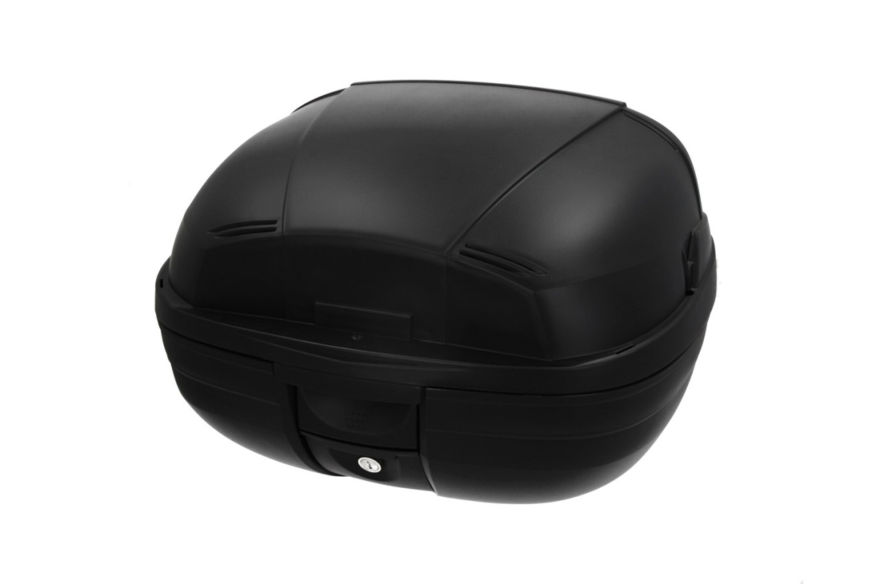 Top Case, 37 l, marrone incl. cuscino posteriore per Piaggio MP3 500 Sport Advance HPE