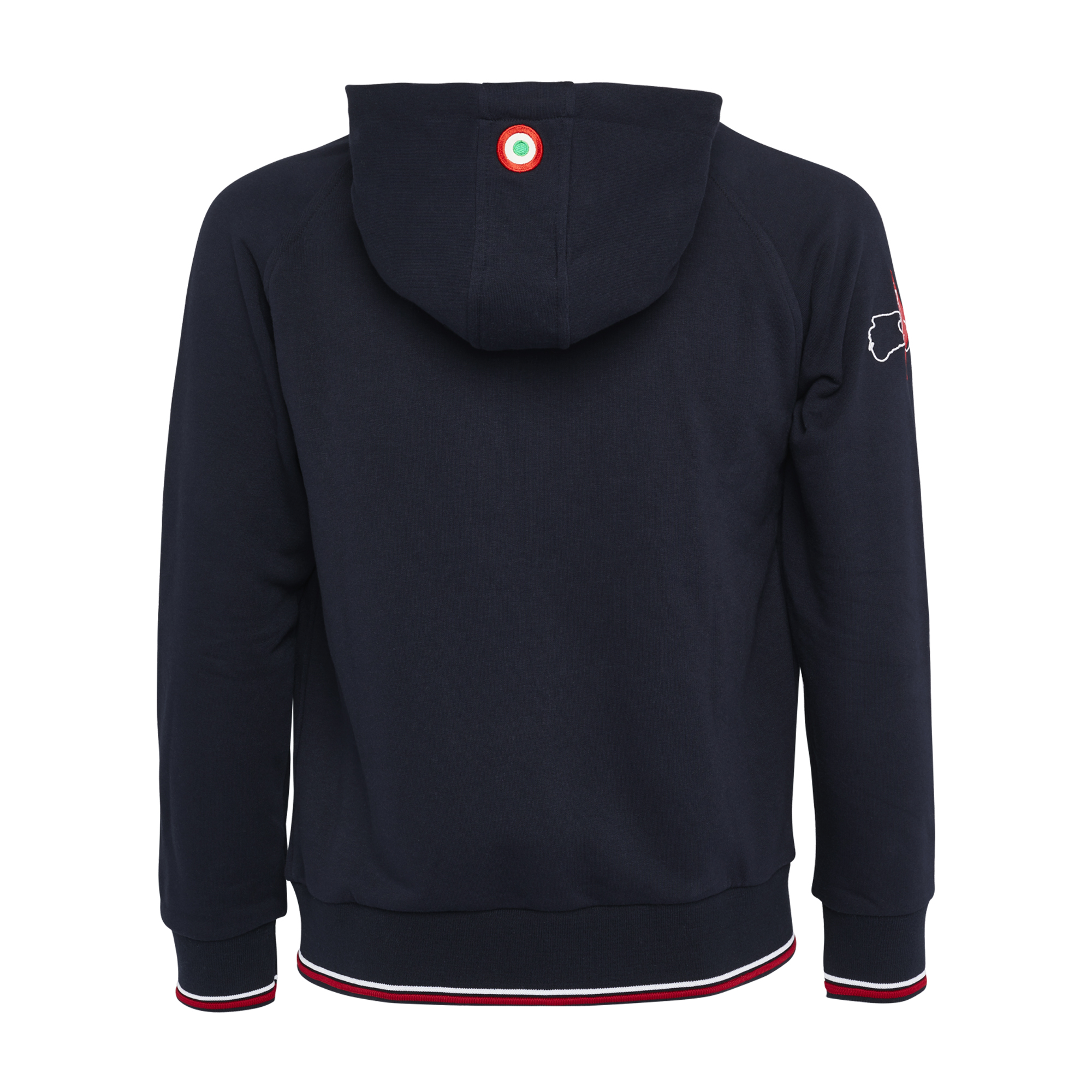 Felpa Vespa Giacca modernista in cotone da uomo blu