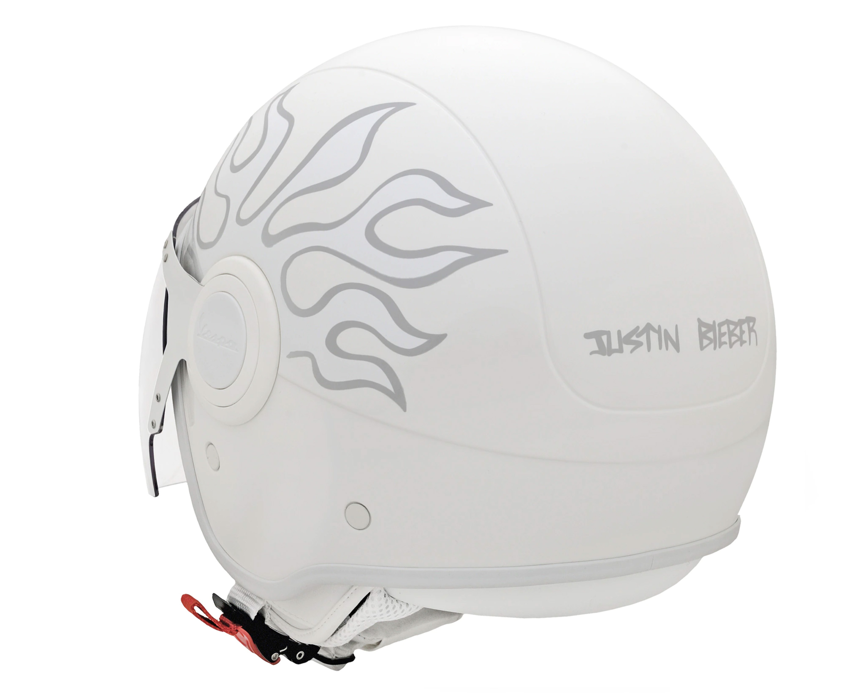Casco Vespa VJ Justin Bieber - bianco