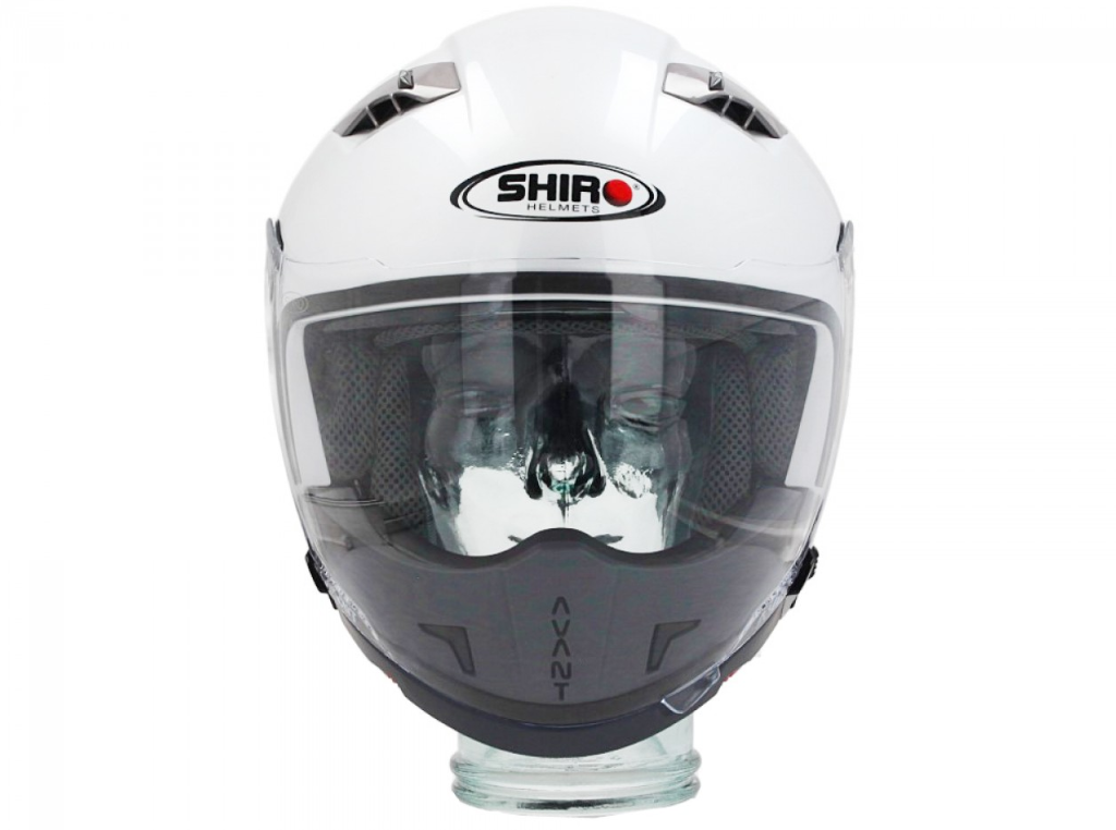 Casco modulare Shiro, SH414, sistema, bianco