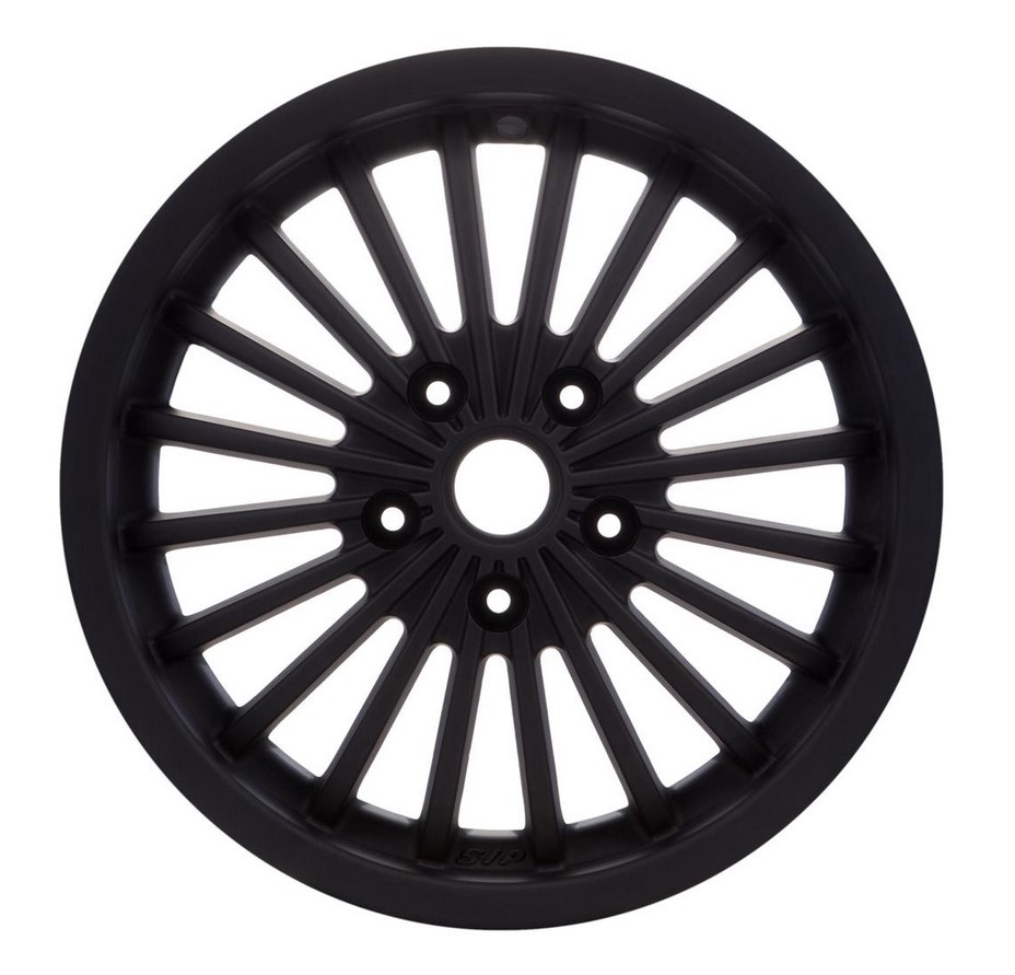 Cerchio anteriore/posteriore per Vespa GTS/​GTS Super/​GTV/​GT 60/​GT/​GT L 125-300ccm, nero opaco