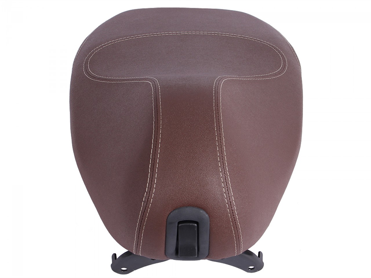 Panchetta originale Vespa per Vespa Primavera marrone con cuciture bianche