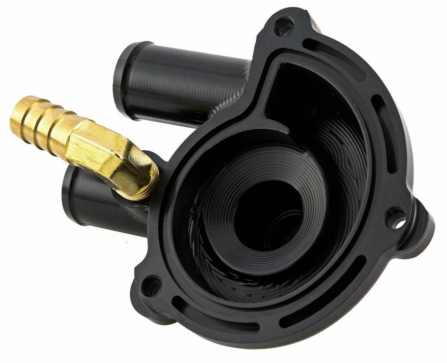 Coperchio pompa acqua per Vespa GTS/​GTS Super/​GTV/​GT 60/​GT/​GT L 125-300ccm 4T LC, nero