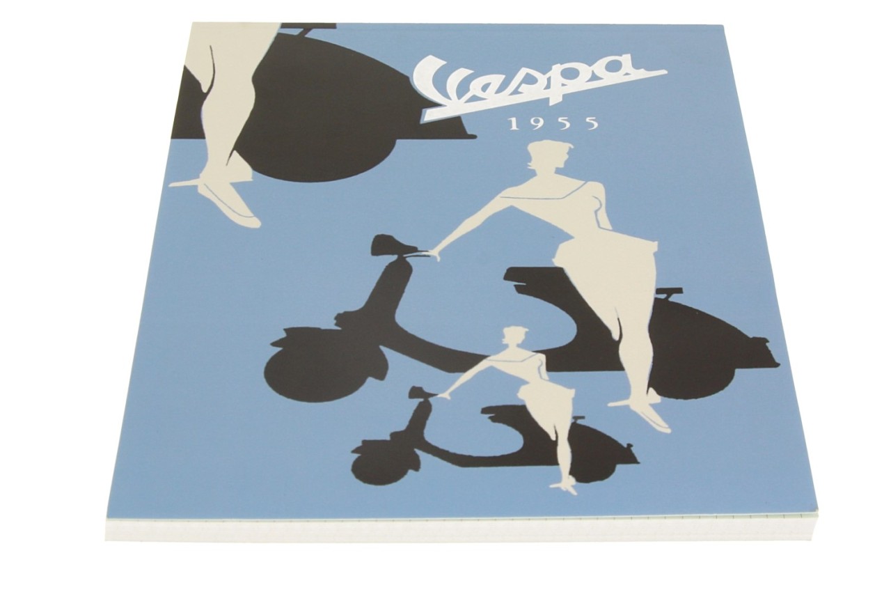 Blocco note Vespa DIN A4, Vespa 1955