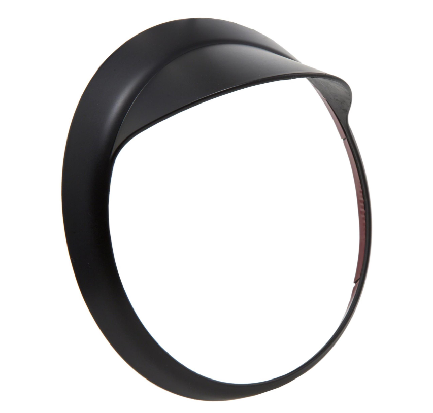 Anello lampada con paralume per Vespa LX 50-150ccm, nero opaco