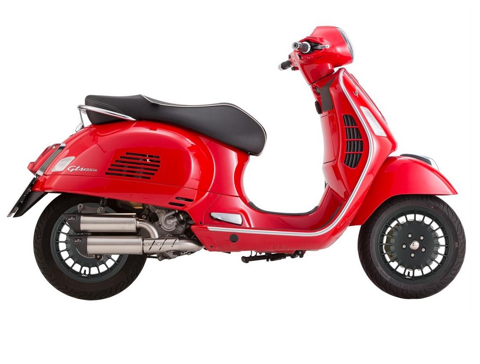 Cerchio anteriore/posteriore per Vespa GTS/GTS Super/GTV/GT 60/GT/GT L/946 125-300ccm, nero opaco