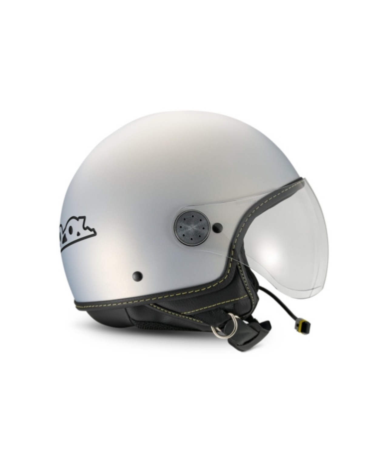 Vespa Jet Casco Visiera 4.0 Grigio Entusiasta Matt - Bluetooth