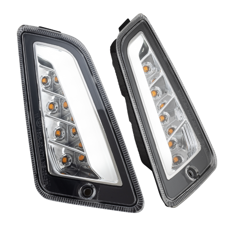 Kit indicatori di direzione anteriori e posteriori per Vespa GTS/GTS Super/GTV 125-300cc, trasparente