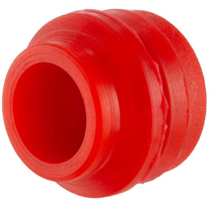 Tappo di copertura per pesi terminali barra, rosso