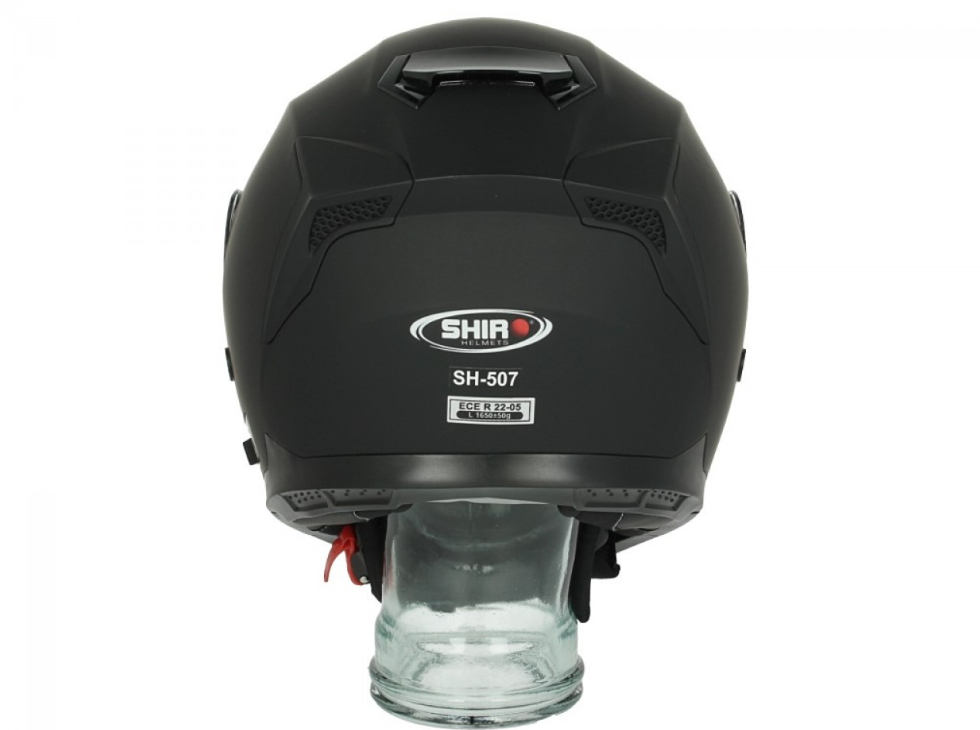 Casco Shiro flip-up, SH507, nero opaco