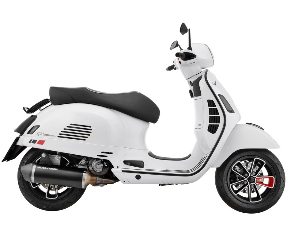 Nipplo parafango per Vespa GTS/​GTS Super/​GT/​GT L 125-300ccm, nero opaco