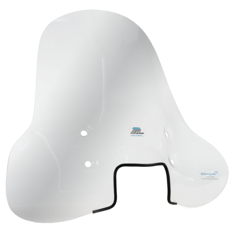 Parabrezza CUPPINI alto per Vespa S 50-150cc, trasparente