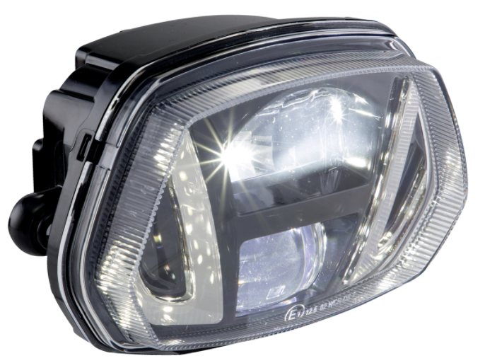 Faro anteriore LED "Black Edition" per Vespa Sprint 50-150ccm 2T/​4T ('13-'18)