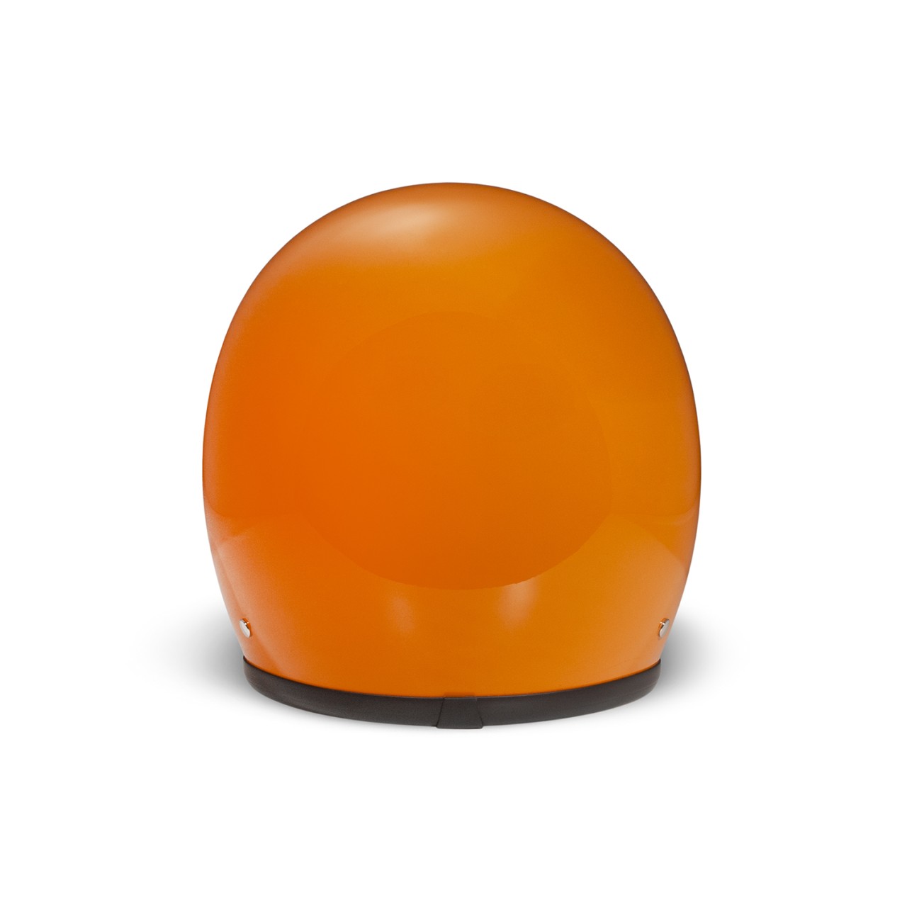 Casco jet DMD Retro, arancione lucido, arancione, fibra di vetro, ECE 22.06
