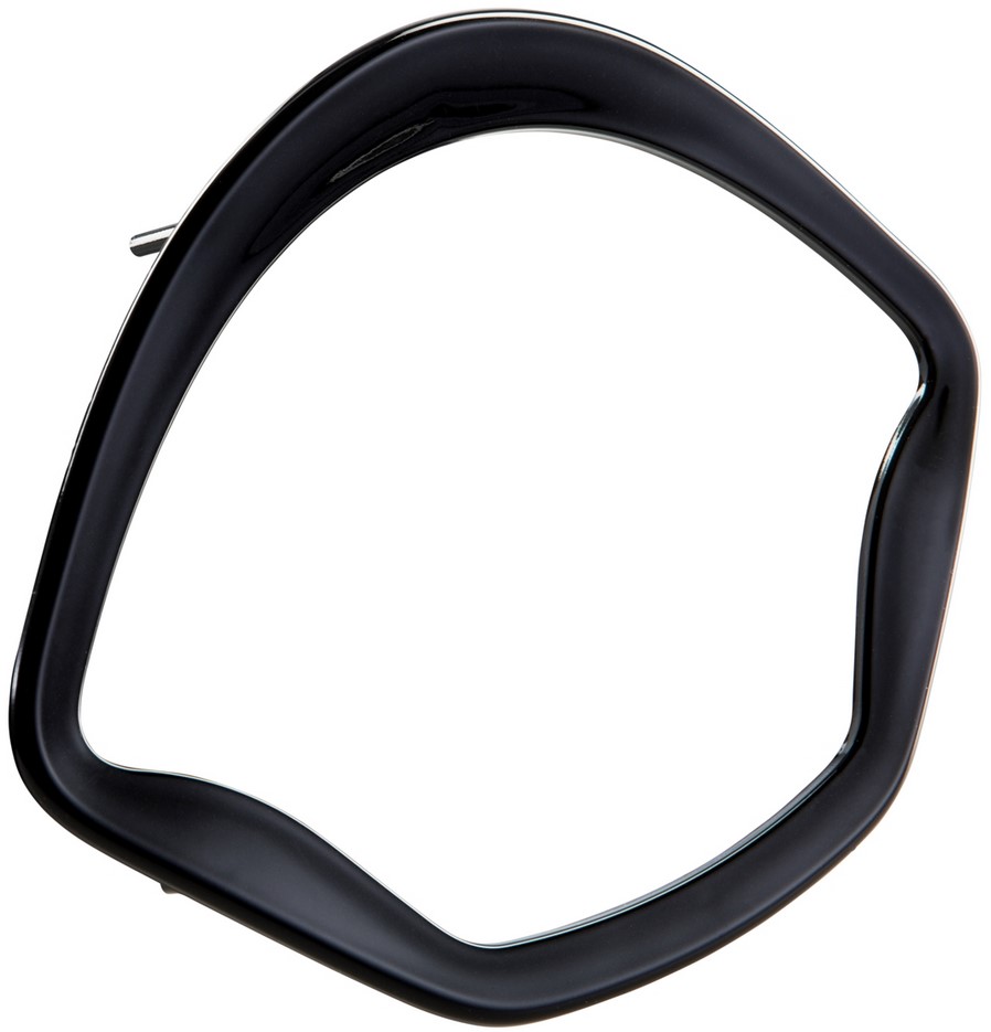 Anello decorativo tachimetro per Vespa GTS/​GTS Super 125-300ccm ('14-), nero lucido