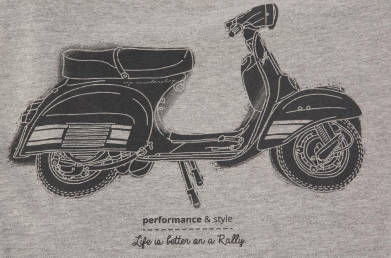 Felpa "Life is better on a Rally", grigia