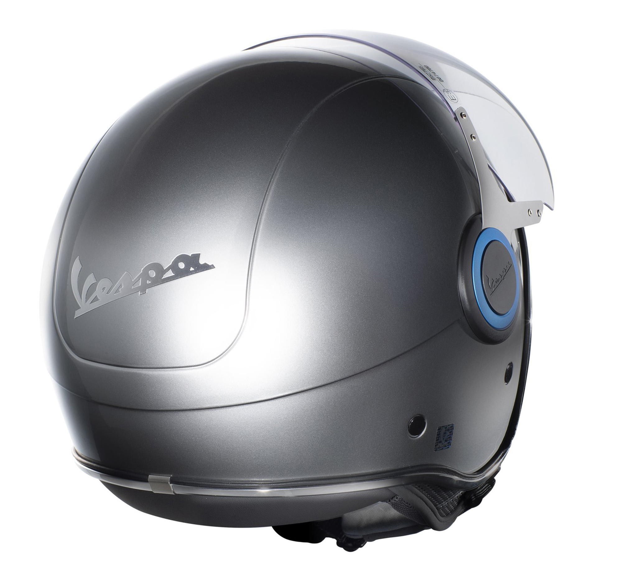 Casco Vespa Jet VJ Elettrica, argento